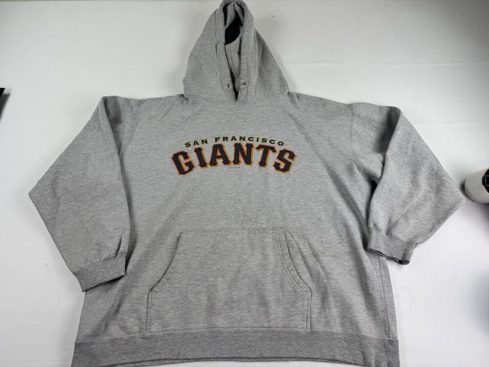 San Francisco Giants 2XL Gray Pullover Hoodie Sweatshirt MLB Baseball